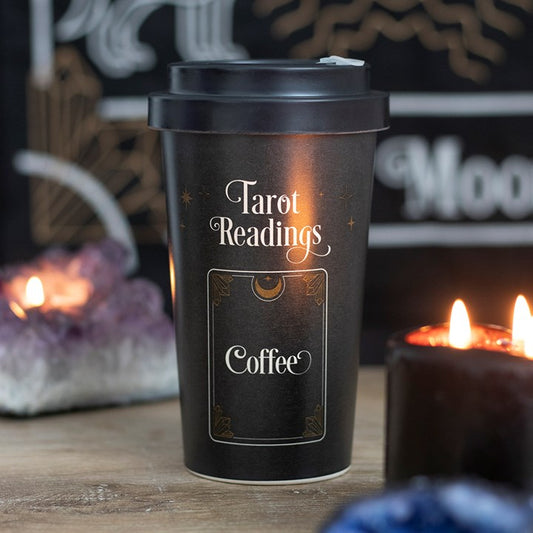Travel Mug Tarot Readings Bamboo Eco Travel Mug