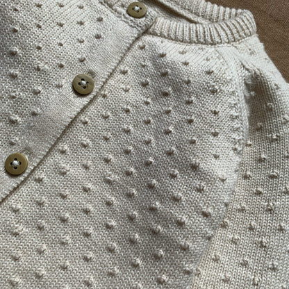 Popcorn Texture Cardigan