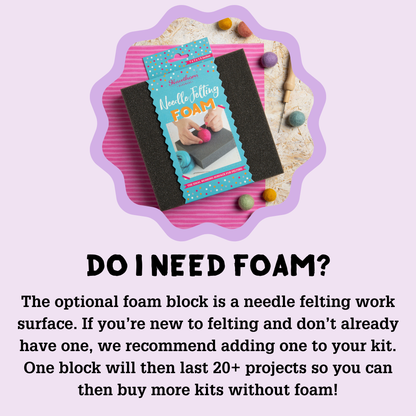 Snail Needle Felting Kit for Beginners