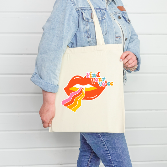 Find Your Voice Tote Bag