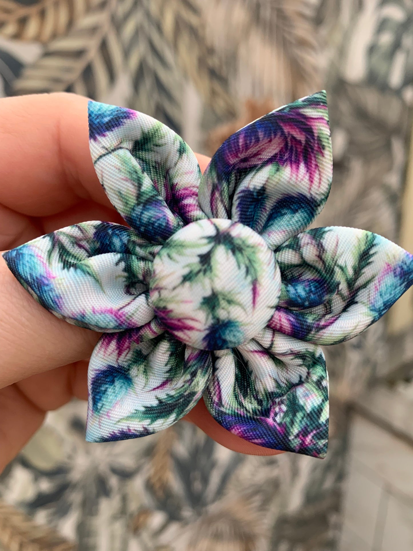 Flower Collar Accessory Bonnie Thistle