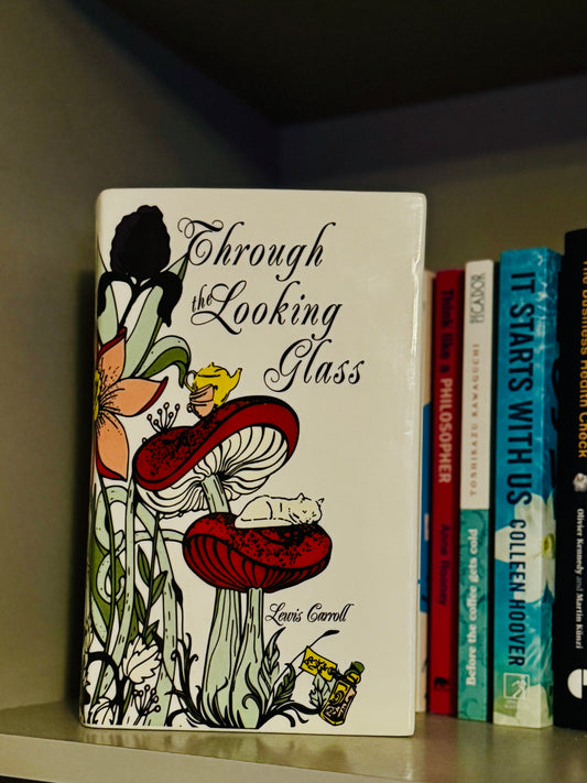 Alice in Wonderland Ceramic Book Vase – Through the Looking Glass Vase