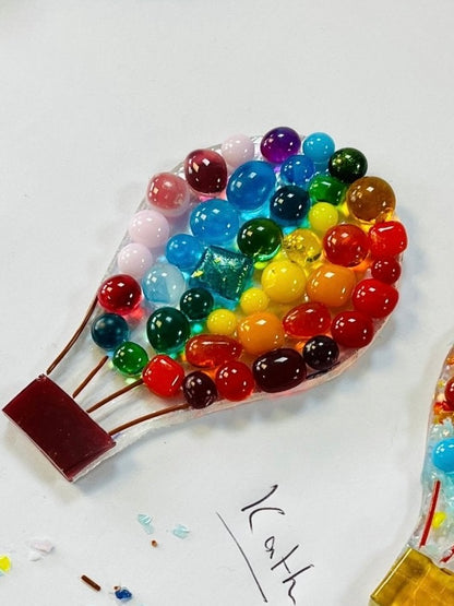 Fused glass Hot Air Balloon workshop Saturday 21st March