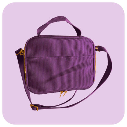 The Grub 'n Go Lunch Bag Plum Purple