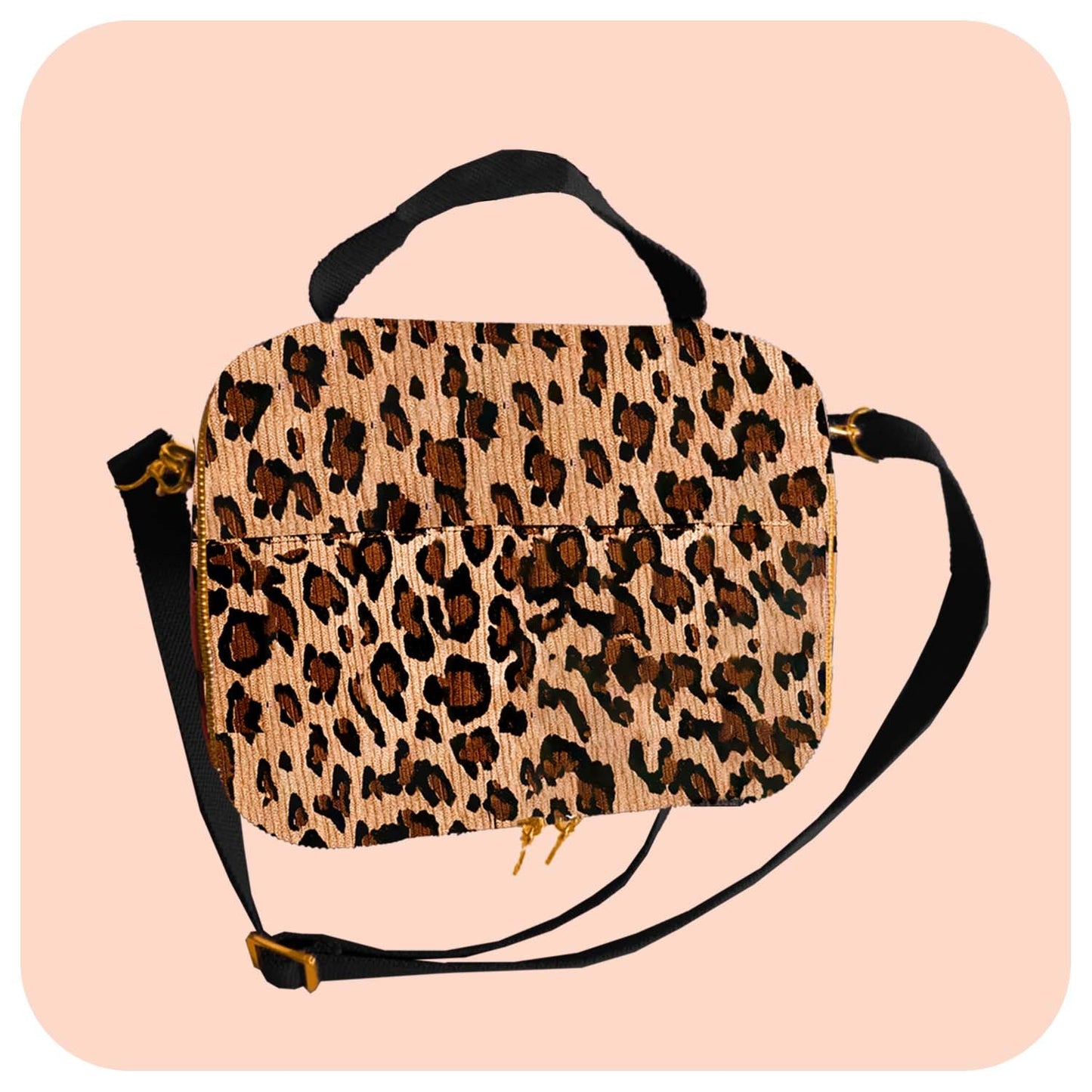The Grub 'n Go Lunch Bag Leopard Print
