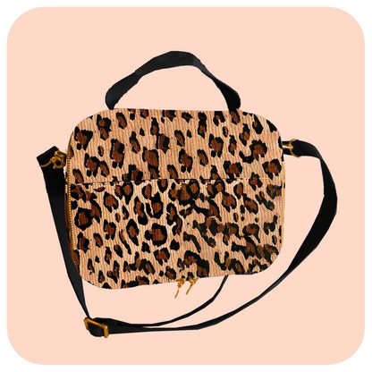The Grub 'n Go Lunch Bag Leopard Print