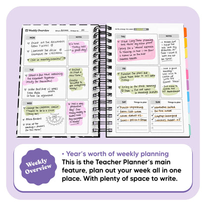 Teacher Undated Spiral Journal