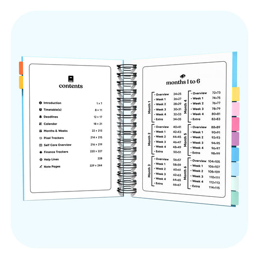 Academic Undated Spiral Journal
