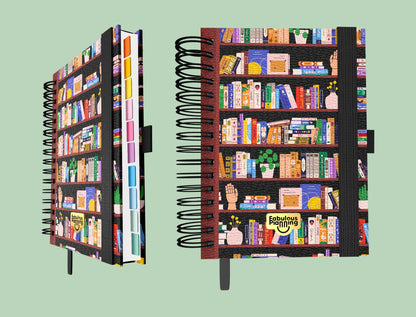 Daily 2026 Spiral Journal Deluxe Library Bookshelf