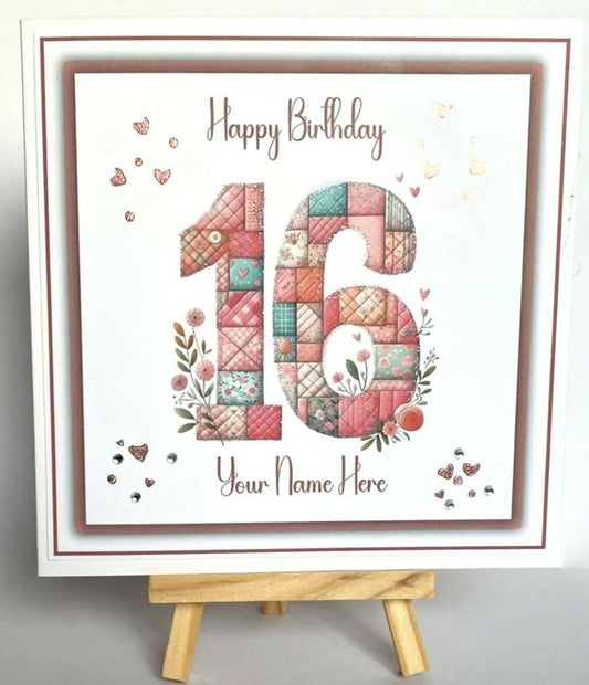 16th Birthday Card