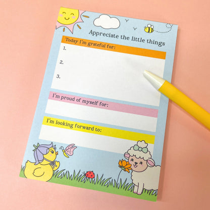 A6 Gratitude Pad - Appreciate the Little Things