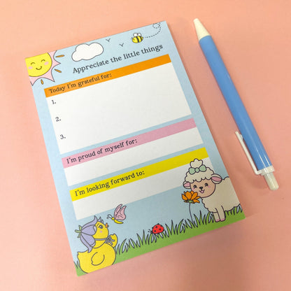 A6 Gratitude Pad - Appreciate the Little Things