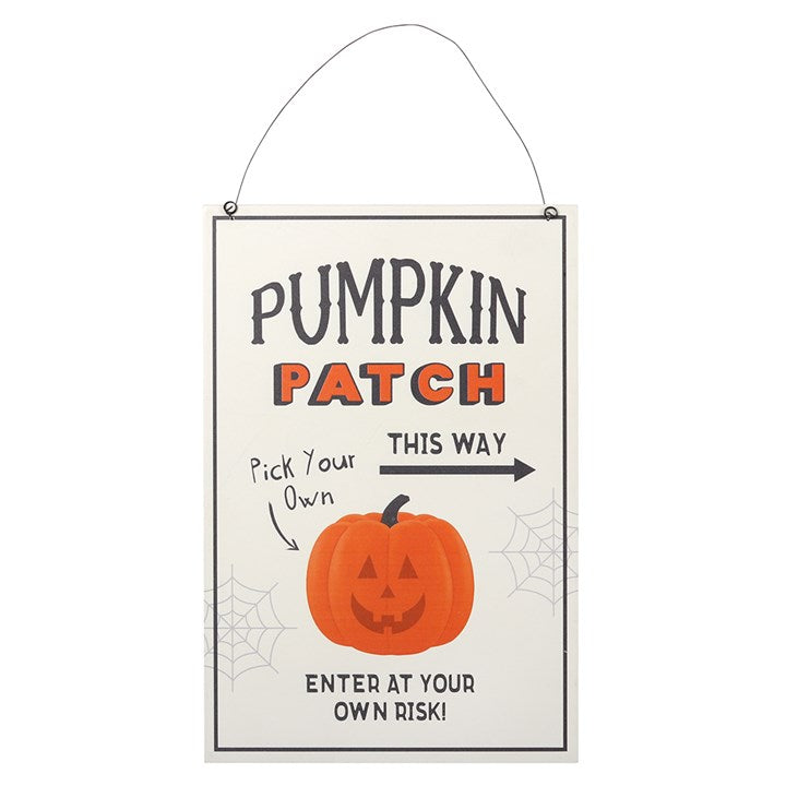 Pumpkin Patch Hanging Sign 🎃