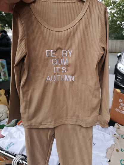 Yorkshire EE by Gum it's Autumn children's lounge wear set