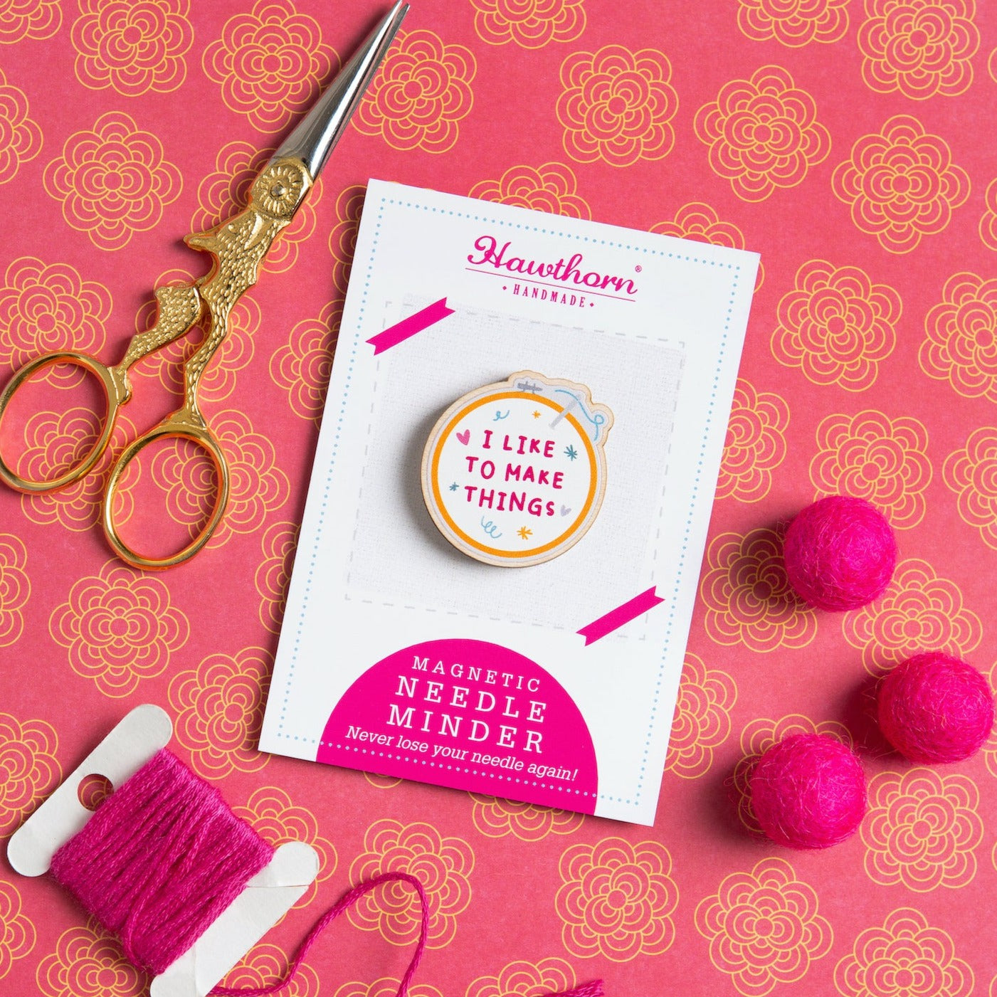 I Like To Make Things Magnetic Needle Minder