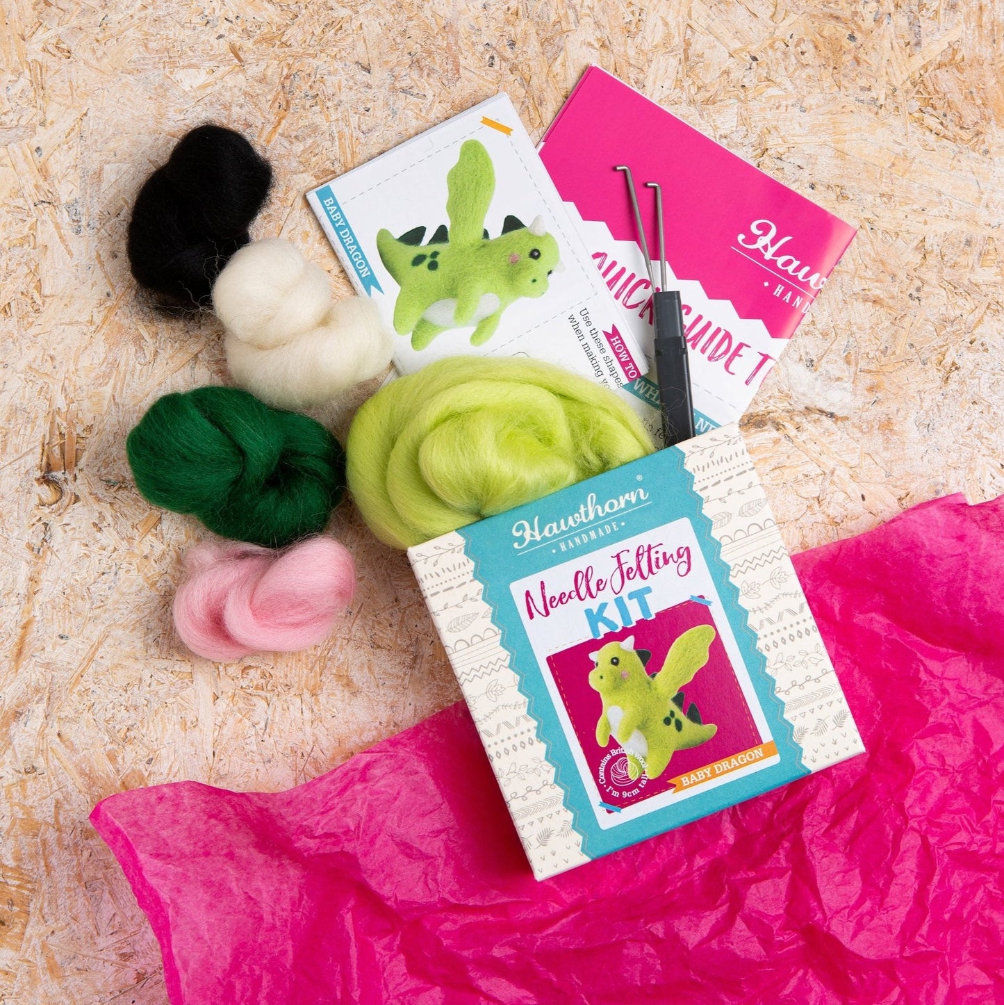 Baby Dragon Needle Felting Kit for Beginners
