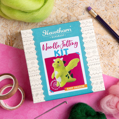 Baby Dragon Needle Felting Kit for Beginners