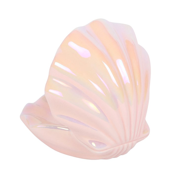 Clam Shell Trinket Dish with Pearl – Iridescent Mermaid Jewellery Dish