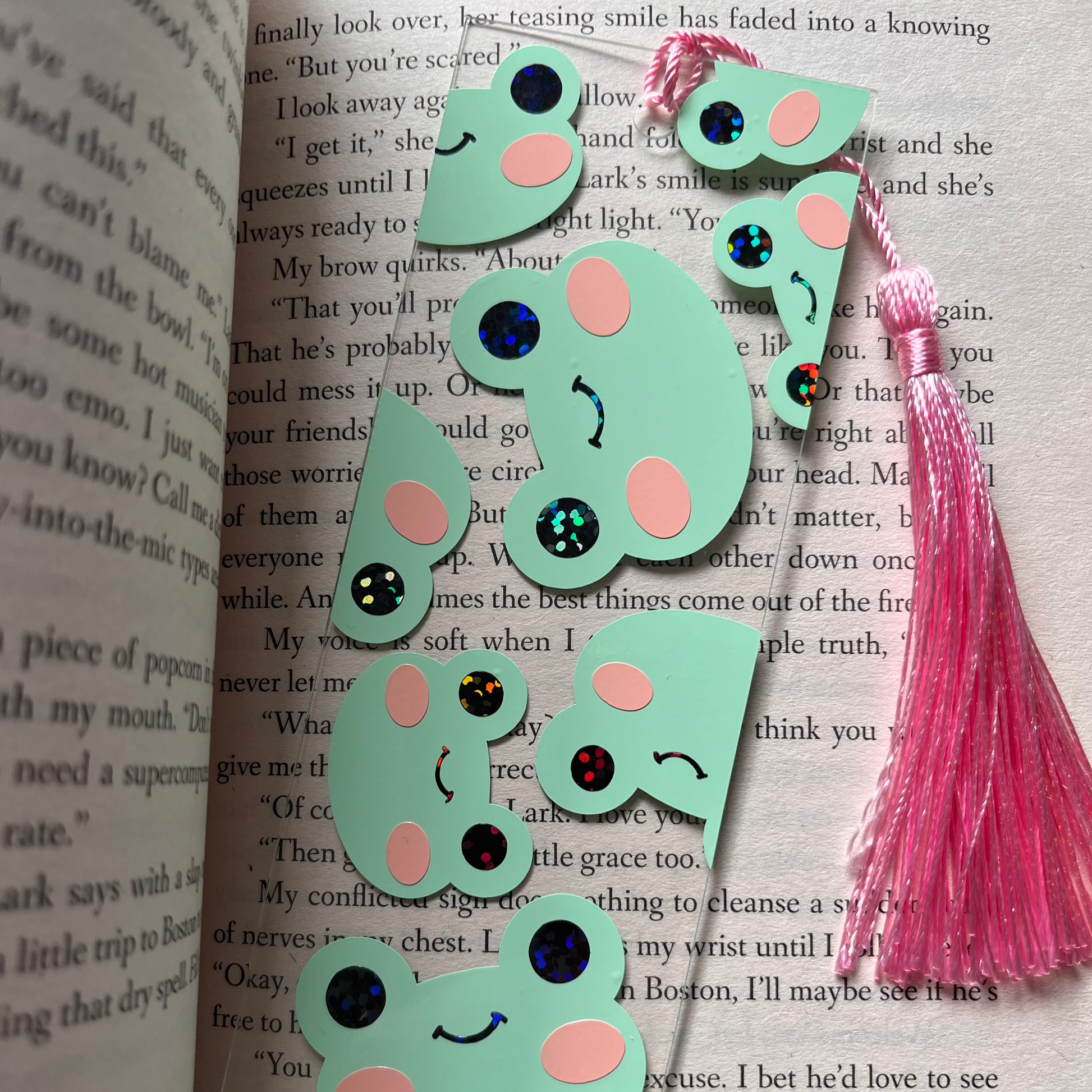 Froggy Acrylic Bookmark