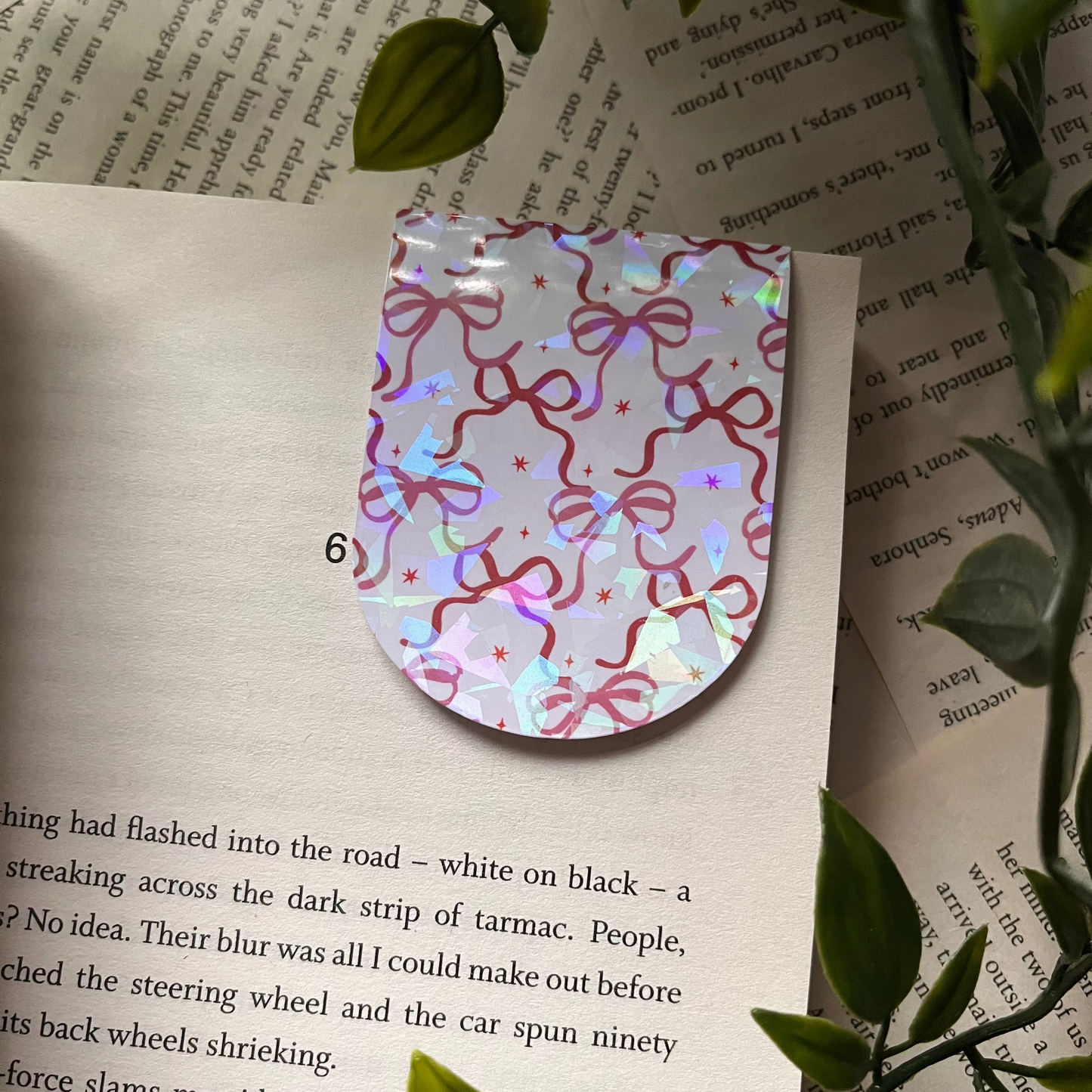 Cute Bows Magnetic Bookmark
