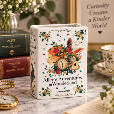 Book Vase: Alice in Wonderland