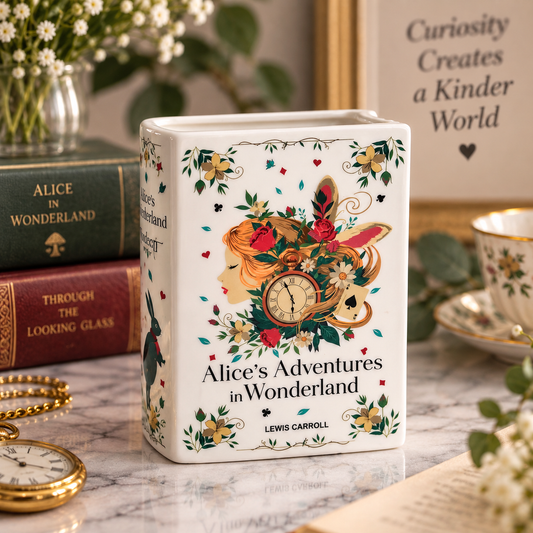 Book Vase: Alice in Wonderland