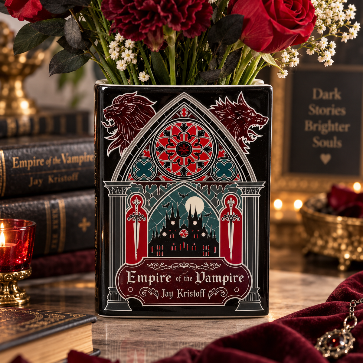 Book Vase: Empire of the Vampire