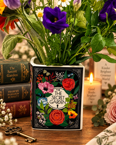 Book Vase: The Secret Garden