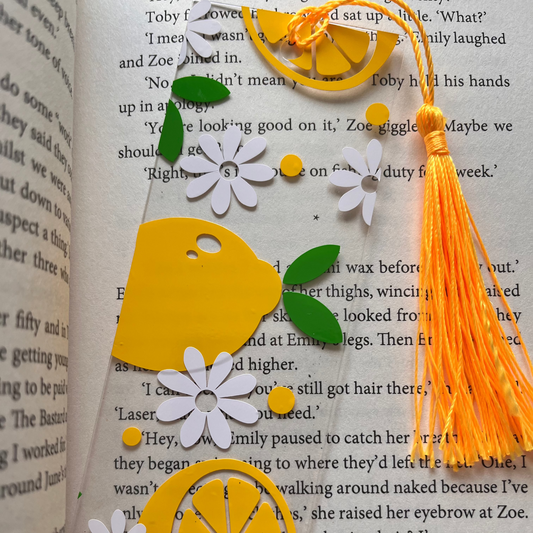 Lemons Acrylic Bookmark
