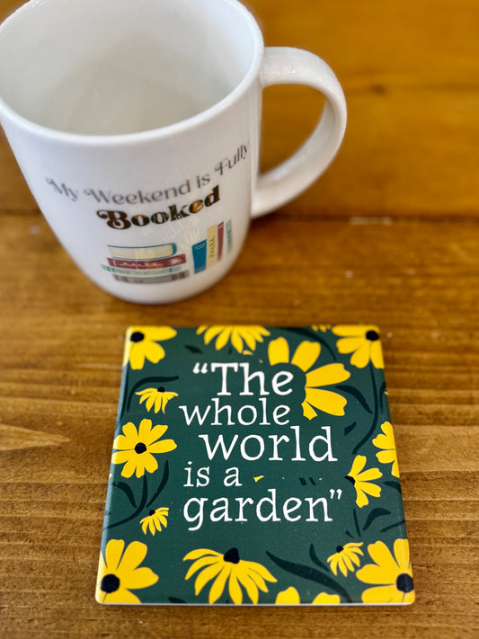 The Secret Garden Ceramic Coaster