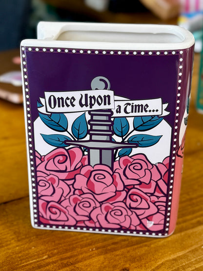 Book Vase: Romantasy Ceramic Book Vase