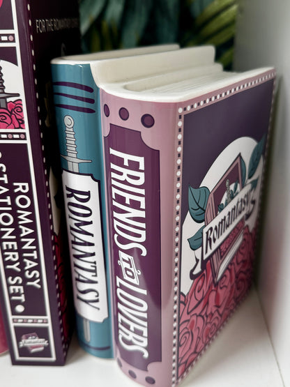 Romantasy Ceramic Bookends Set