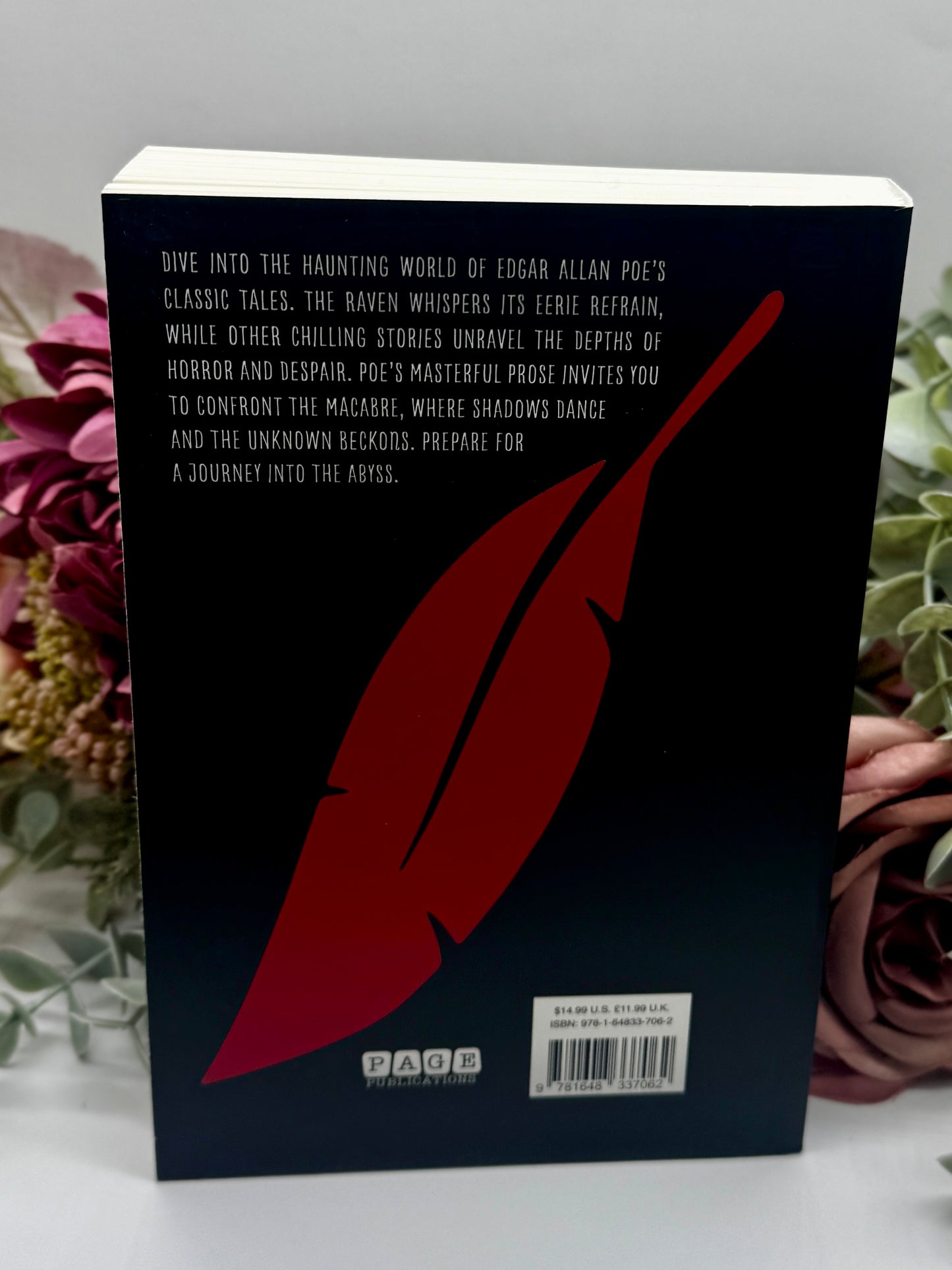 Edgar Allan Poe Book & Matching Vase Gift Set | The Raven