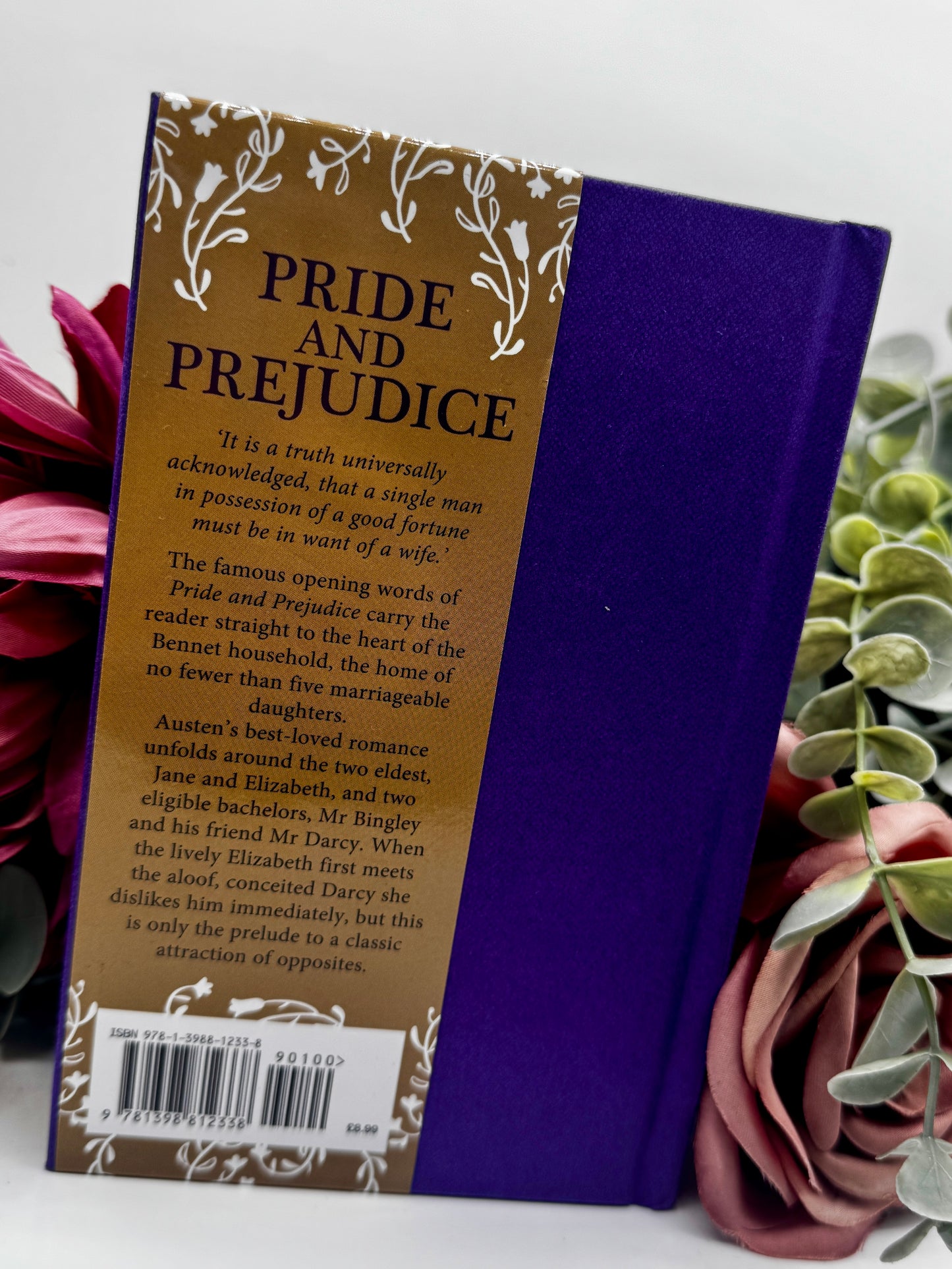 Pride and Prejudice Book & Matching Vase Gift Set | Jane Austen