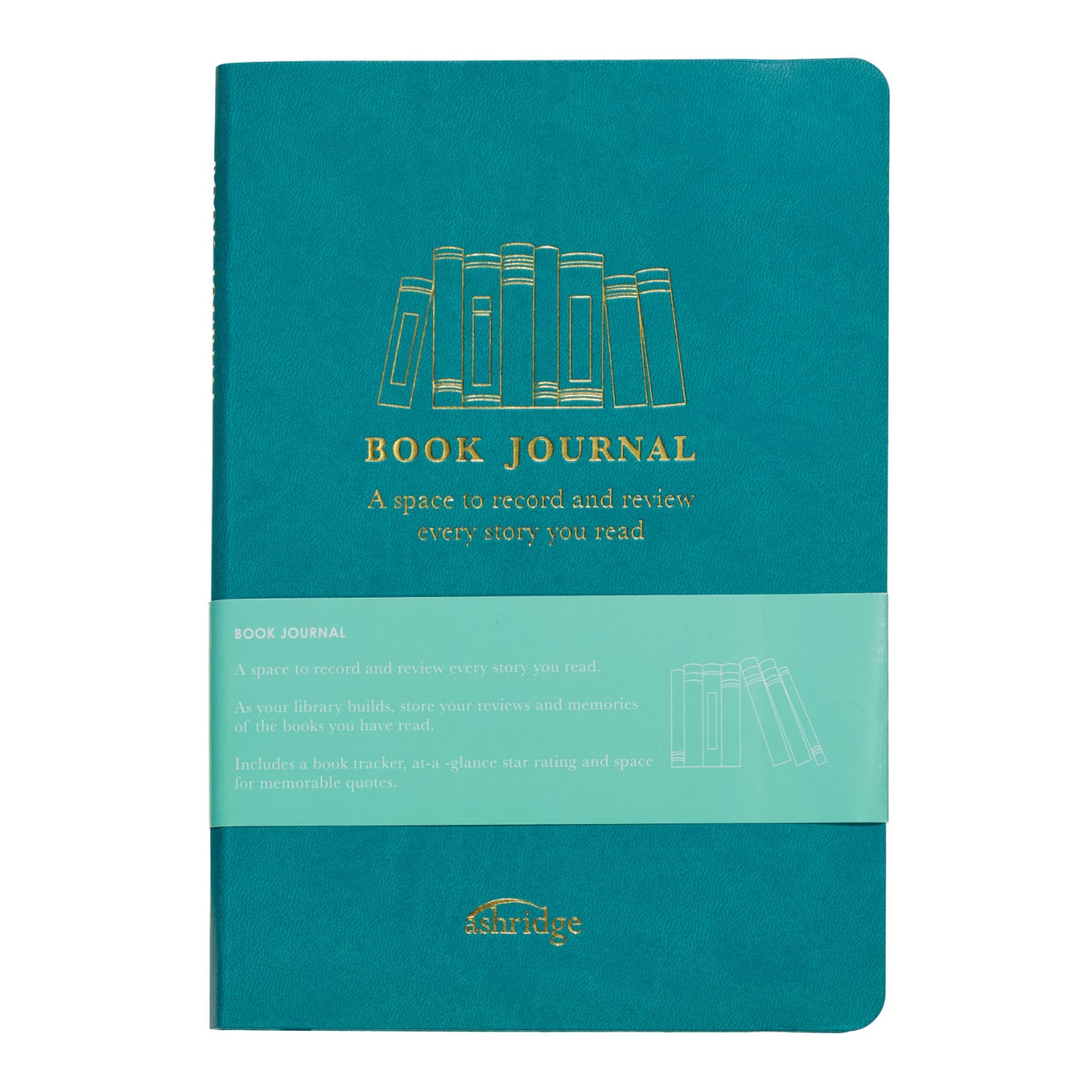 Book Journal | Reading Log & Review Notebook – A5 Book Tracker Notebook for Book Lovers