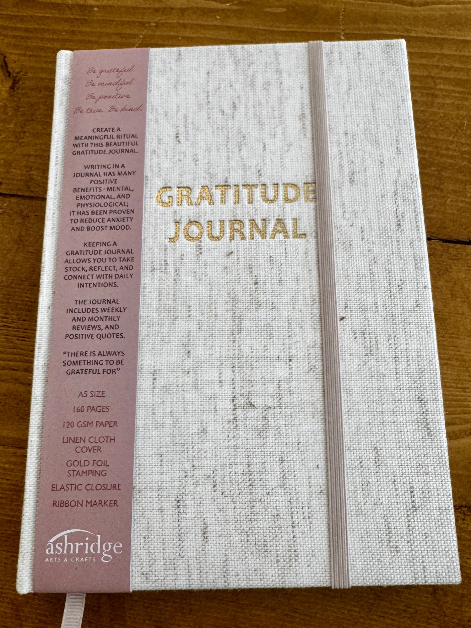 Gratitude Journal | Linen Daily Gratitude & Reflection Journal