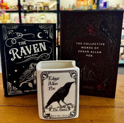 Edgar Allan Poe The Raven Book Vase Gift Set