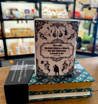 Sherlock Holmes Classic Novel & Notebook Gift Set | Includes Ceramic Book Vase