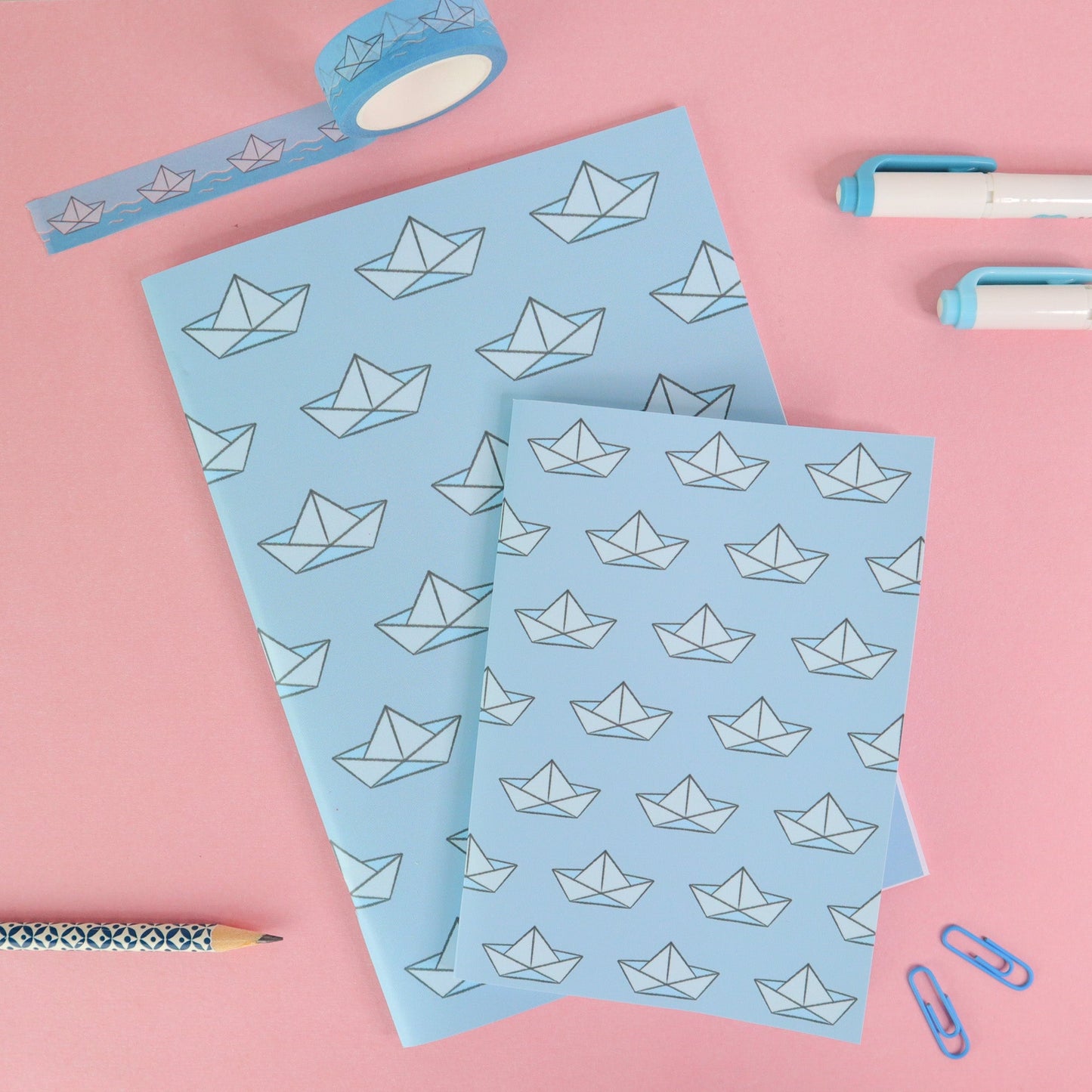 Paper Boat notebook - A6 or A5