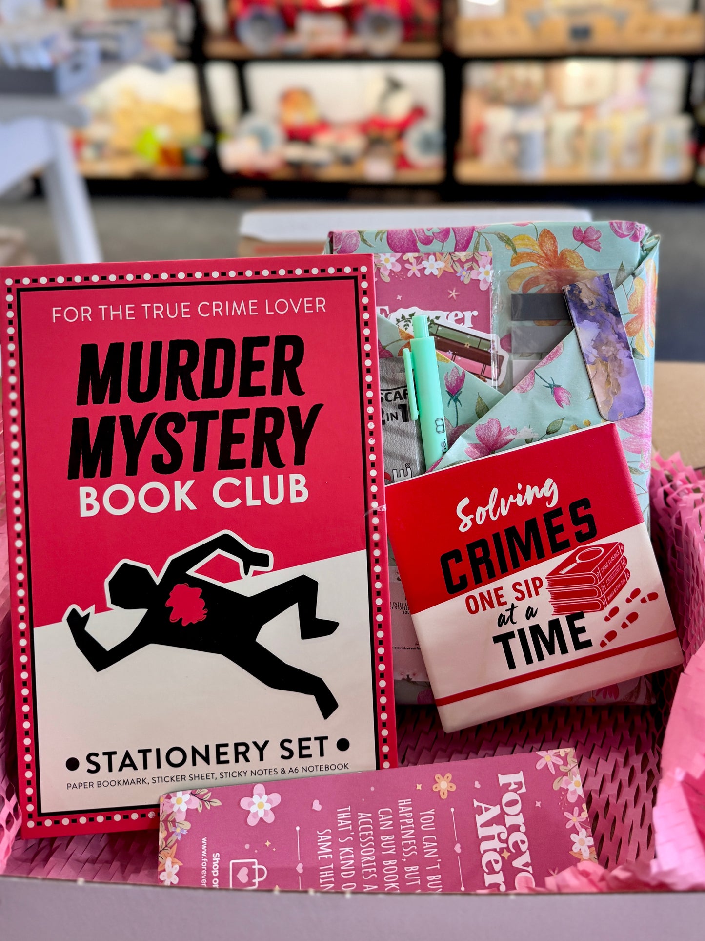Murder Mystery Blind Date Book Box | Psychological Thriller Gift Set