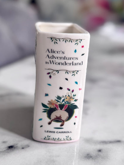 Book Vase: Alice in Wonderland