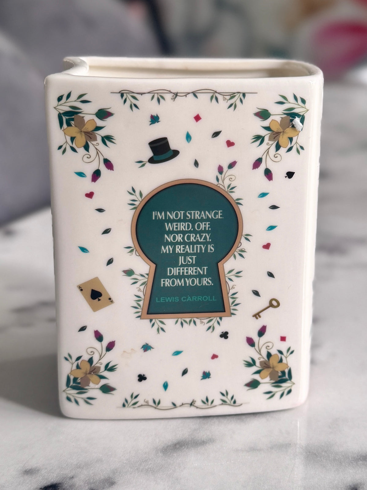 Book Vase: Alice in Wonderland