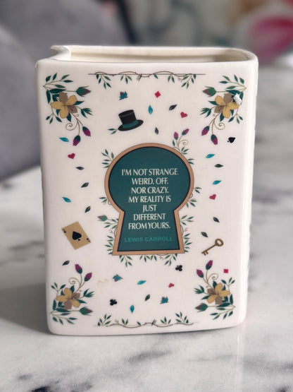 Book Vase: Alice in Wonderland