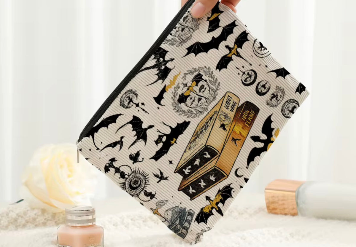 Fantasy Book Lover Makeup Bag Fourth Wing