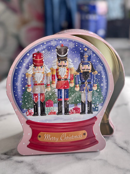 Christmas Snow Globe Tin – Festive Gift & Storage Tin