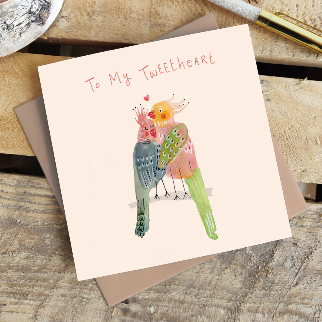 To My Tweetheart Greeting Card