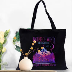 House of Wind Book Club Tote Bag | Fantasy Reader Tote | Valkyrie Reading Room Bookish Bag