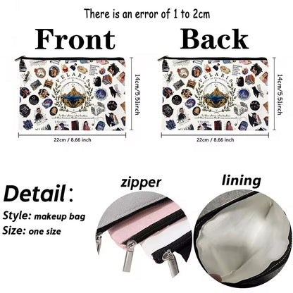 Fantasy Book Lover Makeup Bag