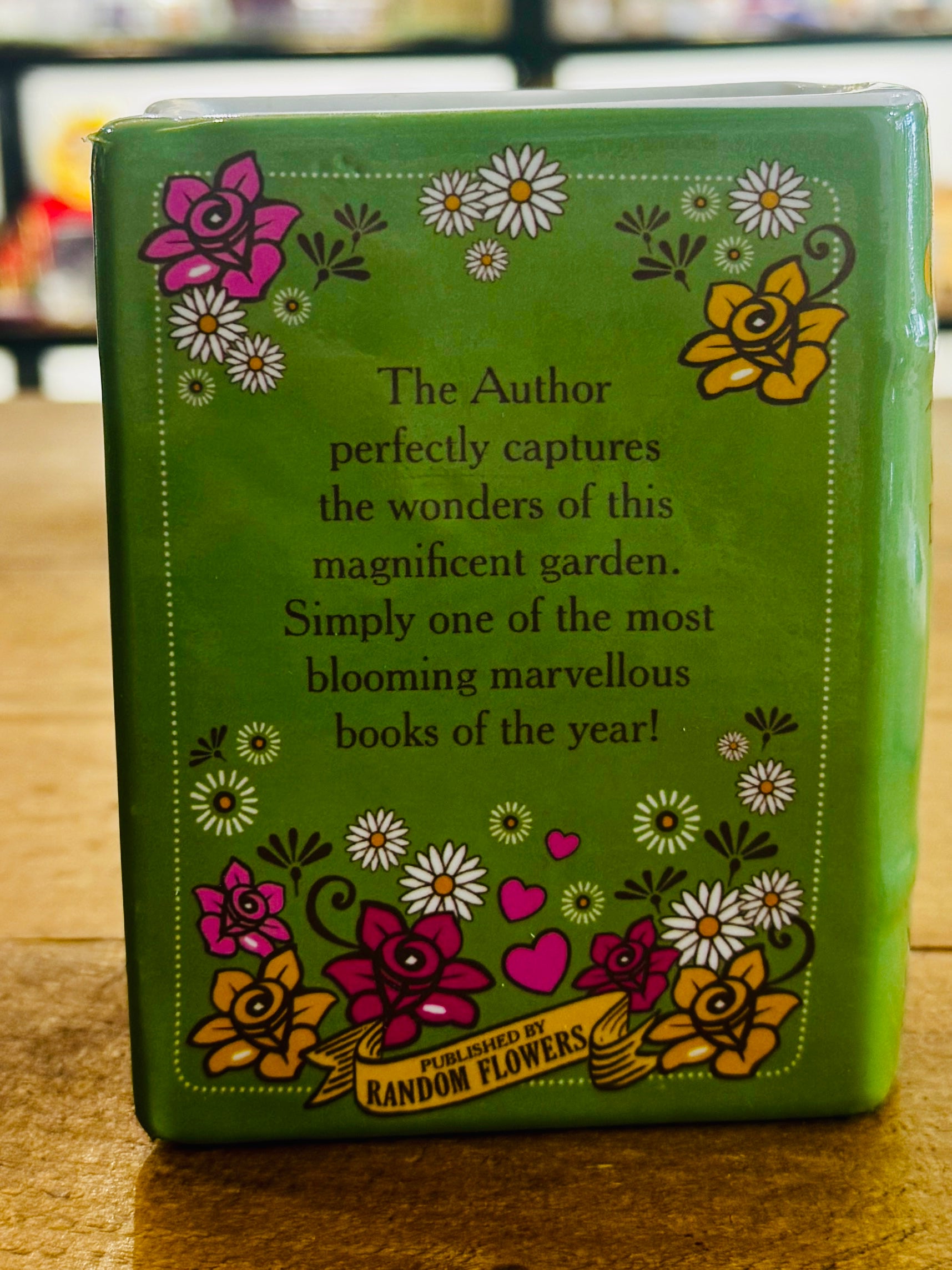 Botanical Book Pen Pot | Mini Plant Pot | Book Lover Desk Decor