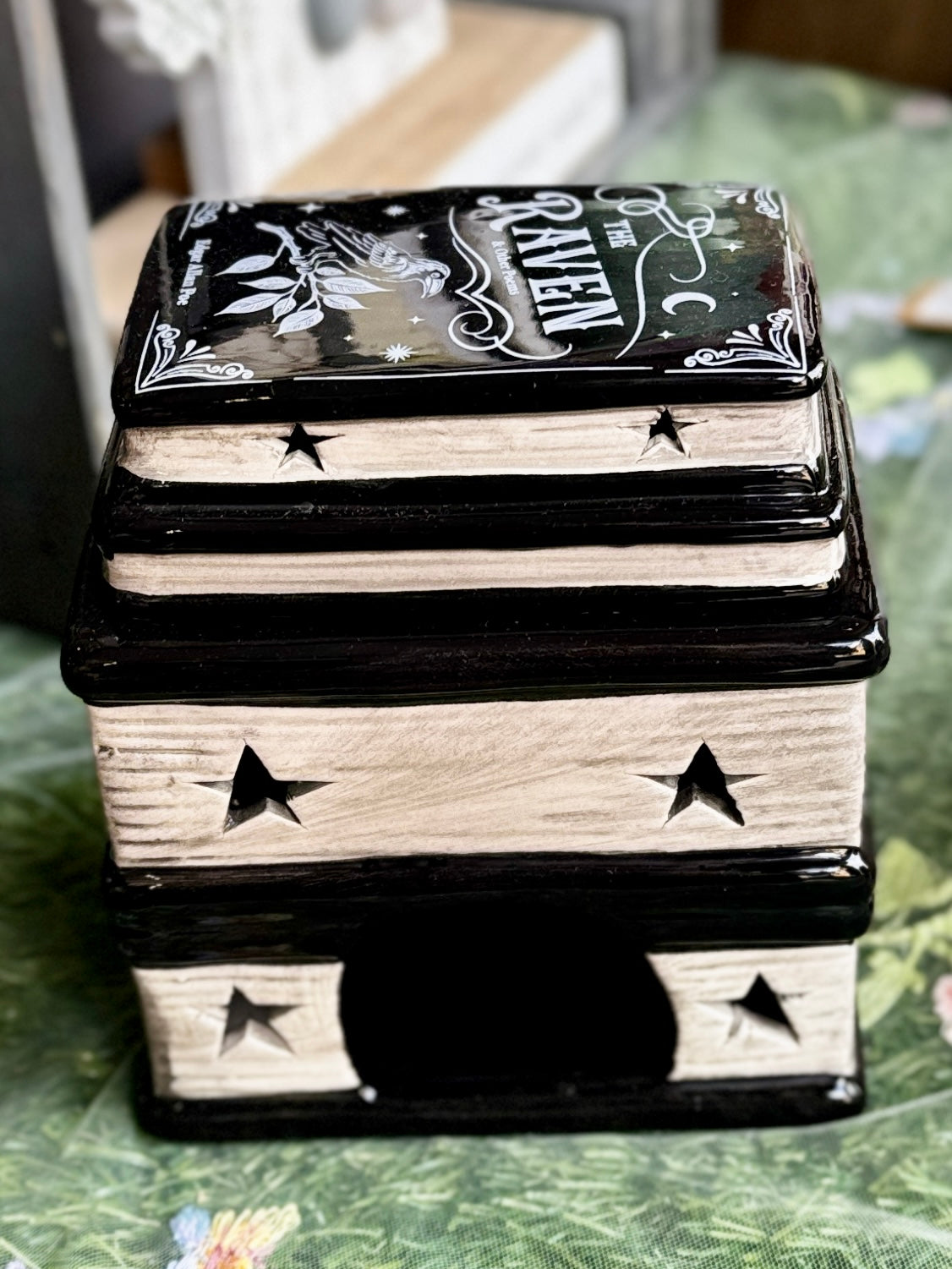 Dark Book Stack: Book of Spells Oil Burner & Wax Warmer